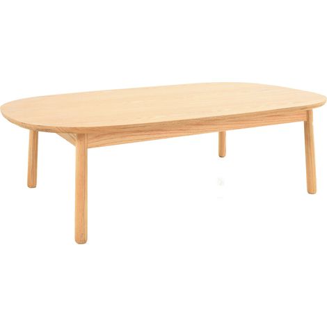 Couchtisch Pärumm Lezquer 110x60x32,5 cm Natürliches Eschenholz