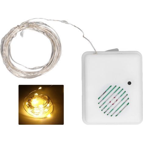 Guirlande Lumineuse Décorative De Nol Guirlande Lumineuse Pour Patio Jardin Décoration Intérieur Extérieur Arbre De Nol Parties 3m Lumière Chaude (1/5)