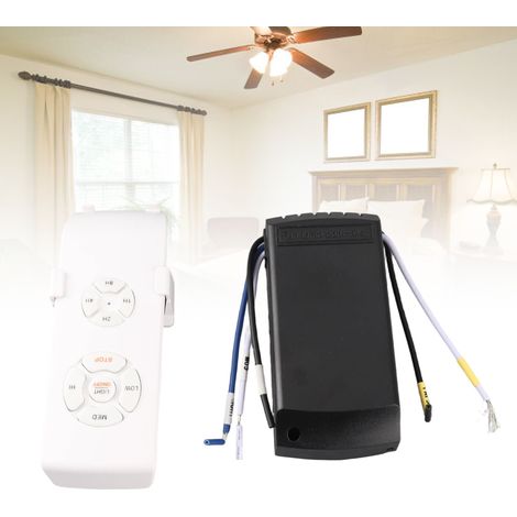 Télécommande Universelle pour Plafonnier avec Récepteur 433 MHz et Contrôle Lumière LED (1/5)
