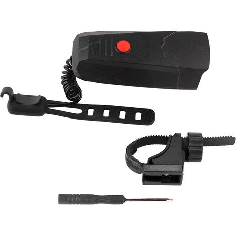 Sonnette de vélo électronique, cloche de guidon puissante avec alarme sonore forte (1/5)