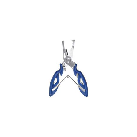 Angelzange, Schere, Geflechtschnurschneider, Hakenlöser, Angelwerkzeug, Multifunktionsschere, 1 Stück (blau) - Crezuo