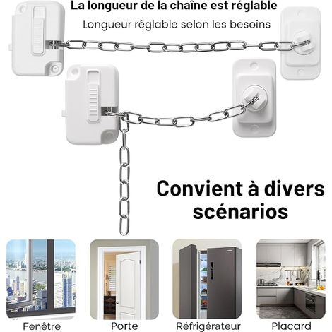 Stainless Steel Door Latch, 5 Pouces Loquet de Porte  Acier Inoxydable, Porte Fermoir Verrou de Porte Moraillon Loquet de Cadenas Agrafe Armoires (1/4)