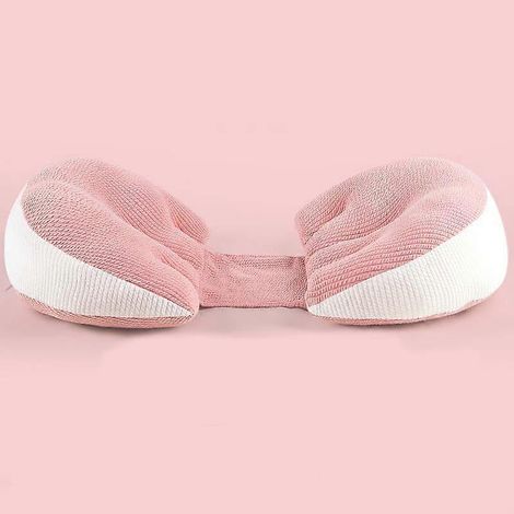 Oreiller de grossesse multifonctionnel en forme de U pour dormir sur le côté, coussin de soutien lombaire et ventral, coussin de grossesse doux