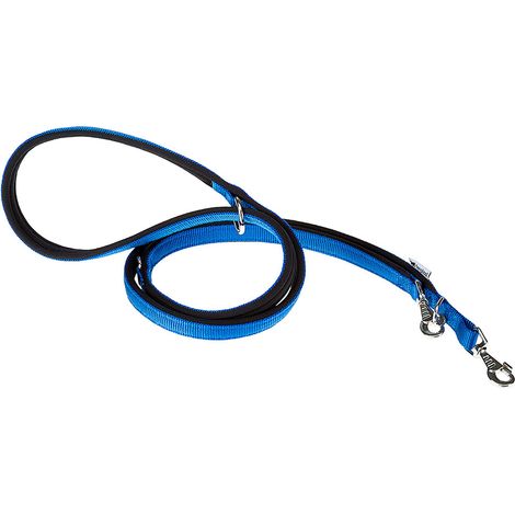 Ferplast DAYTONA GA Guinzaglio in nylon per l'addestramento di cani. Vari colori, 2 misure.. Variante GA15/200 - Misure: 15 mm x L 200 cm - Blu