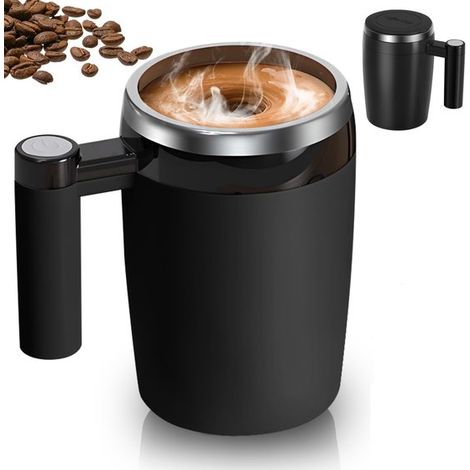 Automatischer magnetischer Kaffeebecher 400 ml – Edelstahl, für Zuhause, Büro und Reisen (1/5)