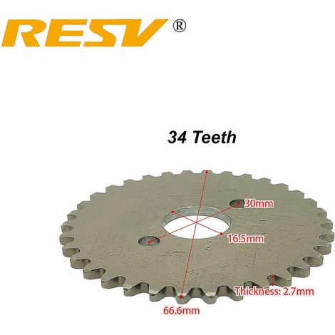 Adecuado para 34T para Honda CBF125 CBF150 XR125L GLH125 NXR150 14321-KYA-600 CBF CB XR GLH 125 CBF NXR 150 cc Piñón de distribución del árbol de levas（） (1/2)