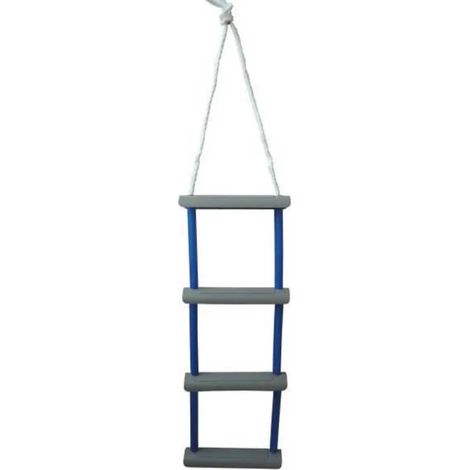 Escalera trem folding ladder 4 steps plegable resistente a la corrosión