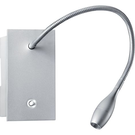 LIZA 3 01 Liseuse 3,2W 3000K 135lm 30000h patère gris Made in France ARIC 51493