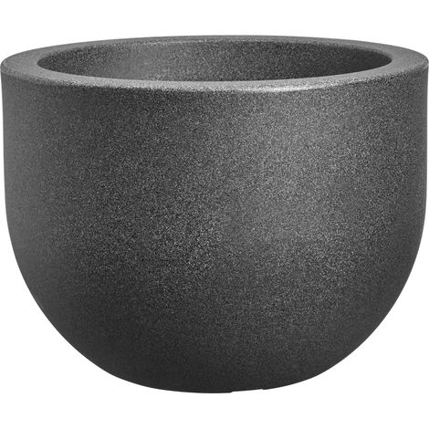 Florus Grace Round 47 - Gris - L 47 x B 46.8 x H 35 cm - extérieur - 100% recyclé