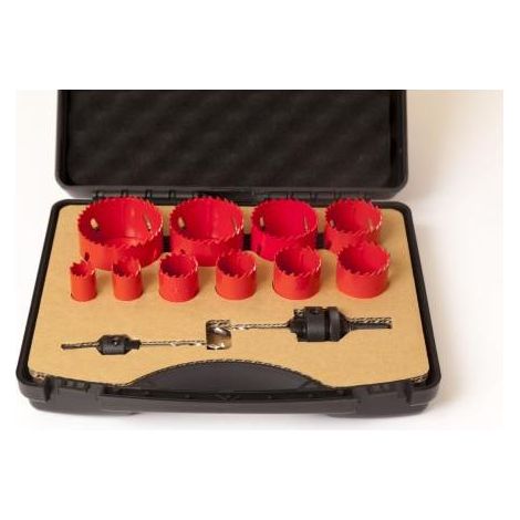Estuche coronas MUSSOL bimetal cobalto 8% 10 piezas