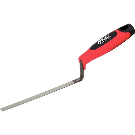 Fugen-Spachtel flach - Carbonstahlklinge - Zweikomponentengriff - 12 mm (1/2)