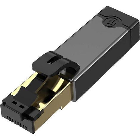 Adaptateur RJ45 mâle vers USB-C femelle 1000 Mbps pour ordinateur portable, smartphone Android et tablette Ethernet USB-C vers RJ45 (1/5)