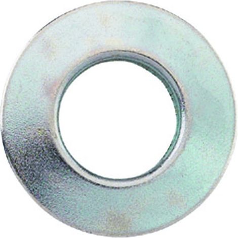 Rosette à collerette diamètre intérieur 17 mm à coller acier zingué - COUILLET ROBERT ET CIE