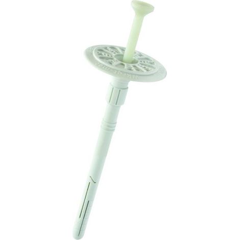 100 Chevilles Isolation Fixplug pour Polystyrène à Double Expansion - 10x220 mm - D-Work