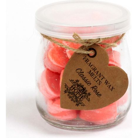 Pot fondant à la cire de soja - Rose classique- Vendu par 1 (1/3)