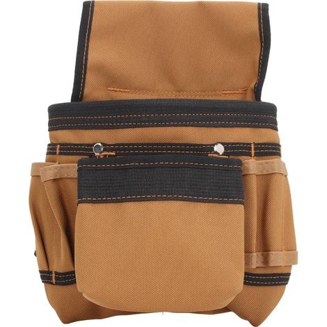 Sacoche à outils robuste, idéale comme sac banane, pour charpentier, électricien, menuisier ou homme du bâtiment. Cadeau parfait