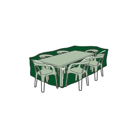 Biotop Housse de Protection Mobilier Jardin Vert Polyester (1/5)