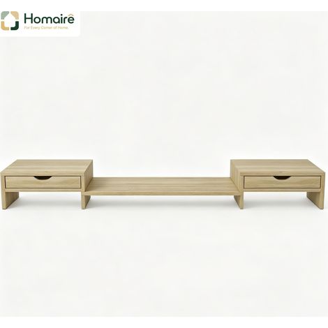 Aufbewahrungseinheit mit Schubladen, beige, im Holzdekor 60 x 22 x 12 cm HOMAIRE (1/5)