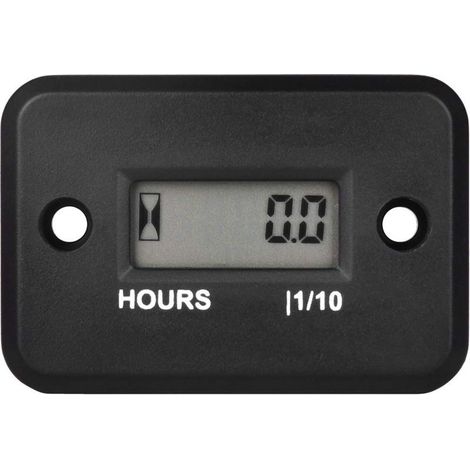 Compteur d'heures inductif numérique,pour l'entretien,conception étanche pour tondeuse à gazon,tronçonneuse,moto,souffleuse à neige (1/5)