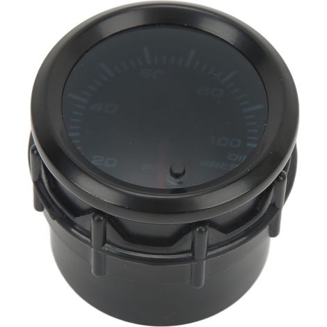 Manomètre de pression d'huile 52 mm avec capteur 0-100 PSI, rétroéclairage LED 7 couleurs pour voiture et moto (1/5)