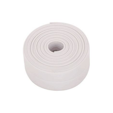 1PC (White) Rolls Waterproof Sealing Strip, Bathroom Seal, Self-Adhesive PVC Caulking Tape for Kitchen, Toilet, Bathtub (1/5)