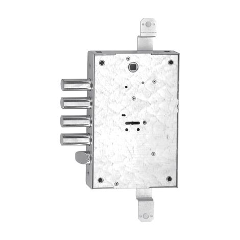 SERRATURA METALLO APPLICARE 60801 ISEO  DM M4 TRIPL+SCR IP.MM 28 E.MM 63 DX/SX (MOTTURA)