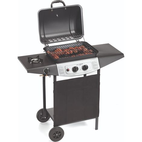 Barbacoa a gas con roca volcánica 4634 (1/4)