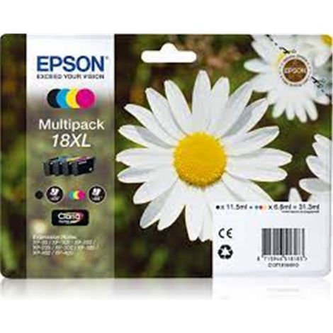 Cartucho Epson 18XL MULTIPACK XP-102 XP-202 XP-205 XP-302 XP-305 XP-402 XP-405
