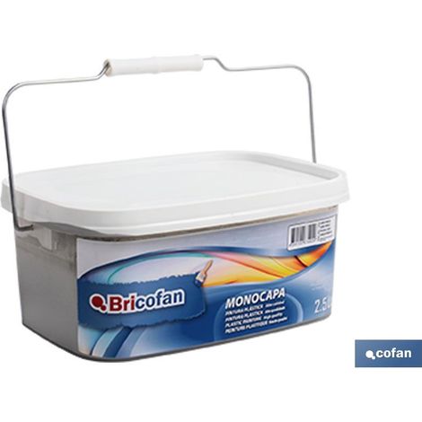 Peinture plastique monocouche gris perle (2,5 Lt) (1/4)