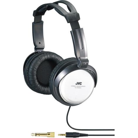 JVC HA-RX500-E Auriculares Alámbrico Diadema Música Negro, Blanco (1/4)