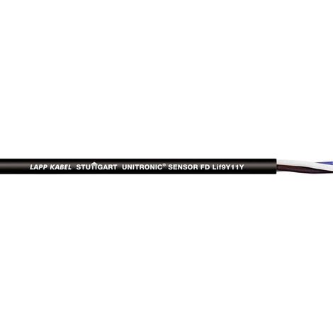 [NEUWERTIG] B-Ware LAPP Sensorleitung Steuerkabel 3 x 0.25 mm² UNITRONIC SENSOR FD Schwarz 100 m (1/2)