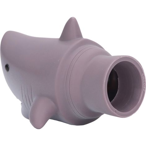 Rallonge de robinet à motif requin, mignonne, légère et portable, idéale pour les tout-petits et les petits enfants. Économisez l'eau en toute sécurité grâce à cette petite rallonge de robinet à motif (1/5)