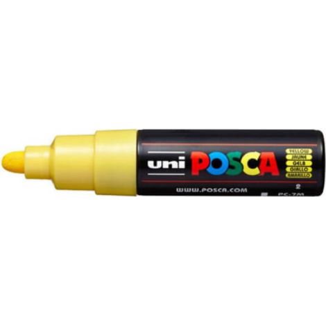 Uni-Ball PC-7M Amarillo marcador 1 pieza(s)