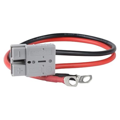 Connettore Anderson SB-50 50A con cavo 8 AWG per batteria LiFePO4, terminale M8, cavo di ricarica per carrello elevatore elettrico, cavo con connettore Anderson, cavo di connessione (1/5)