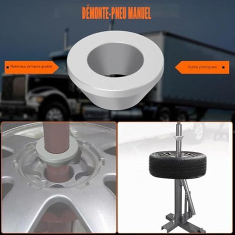 Cne de Retenue D'équilibreur de Roue, Portable Cne de Maintien D'équilibrage de Roue en Aluminium Changeur de Pneus pour 42,42mm de Diamètre Post Voiture Camion SUV (1/3)