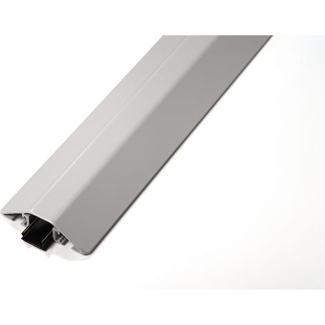 EHA, Gaine protège-câbles en aluminium, L x l x h 2000 x 80 x (1/4)