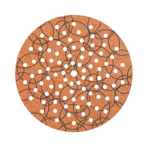 DISCO ABRASIVO FIBRATO VELCRATO 91 FORI IMPERIAL - MM 225X22,2 GRANA 240 CF=PZ 25- 1 confezioni
