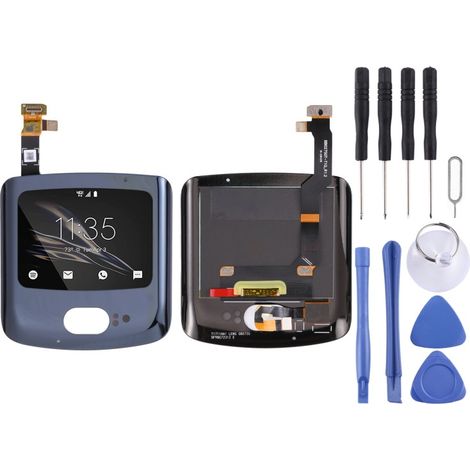 Original secondary LCD touchscreen for Motorola Razr 5G (Color: Black) (1/4)