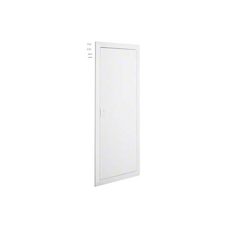 Hager – Coffret électrique nu 4 rangées – IP30 – Montage encastré – Compatible profil DIN – Couvercle scellable – VZ104N