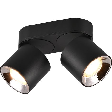 Plafonnier 2xgu10 max 10w noir mat - trio - guayana 73363950 73363950 73363950 73363950 73363950 73363950 73363950 (1/5)
