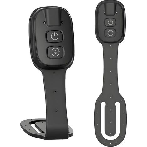 Lampe à pince rechargeable - 7 LED - 5 niveaux de luminosité - 3 températures de couleur (1600K/4200K/6000K) - Idéale pour la lecture et le travail - 1 pièce (1/5)