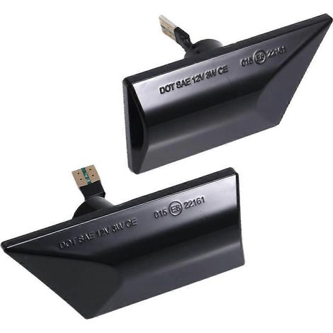 Dynamischer Seitenblinker für Autos, schwarz (1/5)
