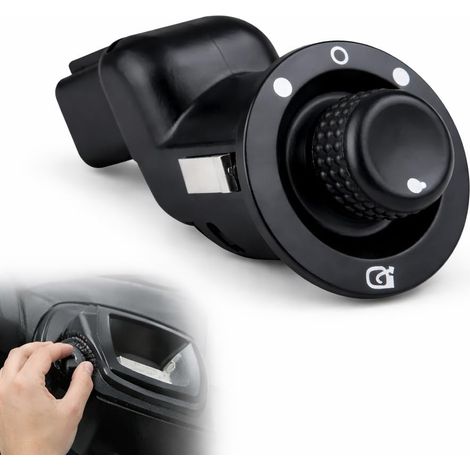 For Bou-ton Rétroviseur Électrique pour Ren-ault Clio MK4 Cap-tur Mo-dus - Commande Interrupteur Réglage Miroir Pliable 10 Broches - Remplacement OE 8200214921 8200676529 (1/5)