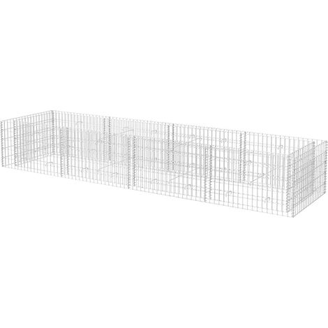 Maison Exclusive - Arriate de gaviones de acero 360x90x50 cm