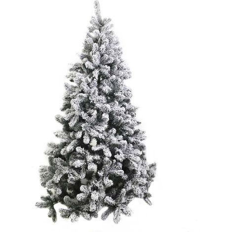 Albero burnaby innevato 1124 rami verdecm 142h240 (1/2)