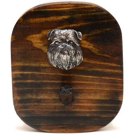 Brussels Griffon, Griffon Bruxellois - gancio per guinzaglio, gancio per medaglia con un cane, gancio per chiavi di Art-Dog (1/5)