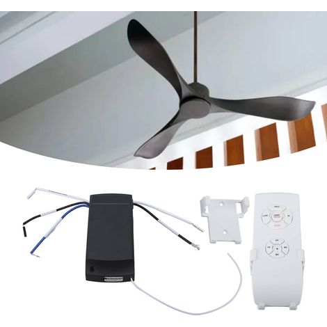 Fernbedienungsset für Deckenventilatoren mit Licht, universeller drahtloser Ventilatorregler (englische Version) (1/5)