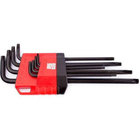 Jeu de clés Torx T10, T15, T20, T25, T27, T30, T40, T9 8 pièces , RS PRO ( Prix pour 1 ) (1/3)