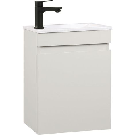 Kometmöbel Conjunto Mueble de baño 40 cm con Lavabo 100% montado de fábrica (Cachemira 40cm, Sin grifo) (1/5)