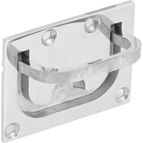 Poignée de trappe marine en acier inoxydable 316, anneau de levage encastré, accessoire bateau pour portillon carré (1/4)